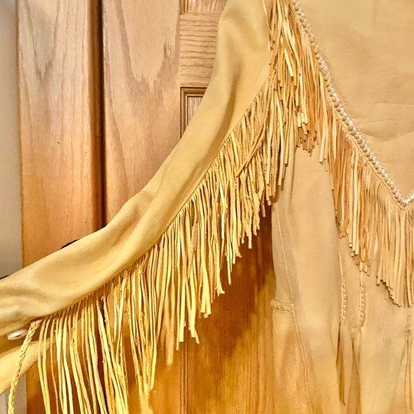 Vintage Antelope Leather Jacket, Halter and Skirt Set - Picture 3 of 16